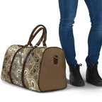Personalised NAIDOC Week 50 Years Deadly Always Travel Bag Brown Aboriginal Artwork Dot Painting