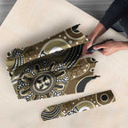 Personalised NAIDOC Week 50 Years Deadly Always Umbrella Brown Aboriginal Artwork Dot Painting
