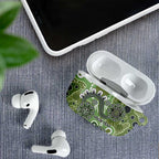 Personalised NAIDOC Week 50 Years Deadly Always AirPods Case Green Aboriginal Artwork Dot Painting