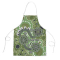 Personalised NAIDOC Week 50 Years Deadly Always Apron Green Aboriginal Artwork Dot Painting