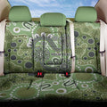 Personalised NAIDOC Week 50 Years Deadly Always Back Car Seat Cover Green Aboriginal Artwork Dot Painting