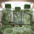 Personalised NAIDOC Week 50 Years Deadly Always Back Car Seat Cover Green Aboriginal Artwork Dot Painting