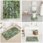 Personalised NAIDOC Week 50 Years Deadly Always Bathroom Set Green Aboriginal Artwork Dot Painting