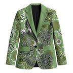 Personalised NAIDOC Week 50 Years Deadly Always Blazer Green Aboriginal Artwork Dot Painting