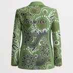 Personalised NAIDOC Week 50 Years Deadly Always Blazer Green Aboriginal Artwork Dot Painting