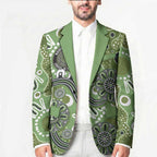 Personalised NAIDOC Week 50 Years Deadly Always Blazer Green Aboriginal Artwork Dot Painting