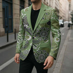 Personalised NAIDOC Week 50 Years Deadly Always Blazer Green Aboriginal Artwork Dot Painting