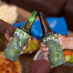 Personalised NAIDOC Week 50 Years Deadly Always 4 in 1 Can Cooler Tumbler Green Aboriginal Artwork Dot Painting