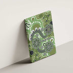 Personalised NAIDOC Week 50 Years Deadly Always Canvas Wall Art Green Aboriginal Artwork Dot Painting