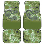 Personalised NAIDOC Week 50 Years Deadly Always Car Mats Green Aboriginal Artwork Dot Painting