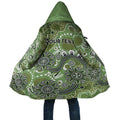Personalised NAIDOC Week 50 Years Deadly Always Cloak Green Aboriginal Artwork Dot Painting