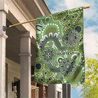 Personalised NAIDOC Week 50 Years Deadly Always Garden Flag Green Aboriginal Artwork Dot Painting