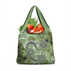 Personalised NAIDOC Week 50 Years Deadly Always Grocery Bag Green Aboriginal Artwork Dot Painting