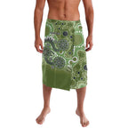 Personalised NAIDOC Week 50 Years Deadly Always Lavalava Green Aboriginal Artwork Dot Painting