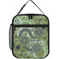 Personalised NAIDOC Week 50 Years Deadly Always Lunch Bag Green Aboriginal Artwork Dot Painting