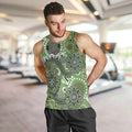 Personalised NAIDOC Week 50 Years Deadly Always Men Tank Top Green Aboriginal Artwork Dot Painting