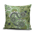 Personalised NAIDOC Week 50 Years Deadly Always Pillow Cover Green Aboriginal Artwork Dot Painting
