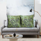 Personalised NAIDOC Week 50 Years Deadly Always Pillow Cover Green Aboriginal Artwork Dot Painting