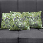 Personalised NAIDOC Week 50 Years Deadly Always Pillow Cover Green Aboriginal Artwork Dot Painting