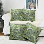Personalised NAIDOC Week 50 Years Deadly Always Pillow Cover Green Aboriginal Artwork Dot Painting