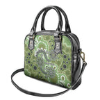 Personalised NAIDOC Week 50 Years Deadly Always Shoulder Handbag Green Aboriginal Artwork Dot Painting