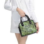 Personalised NAIDOC Week 50 Years Deadly Always Shoulder Handbag Green Aboriginal Artwork Dot Painting