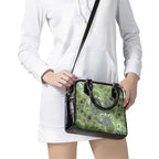 Personalised NAIDOC Week 50 Years Deadly Always Shoulder Handbag Green Aboriginal Artwork Dot Painting
