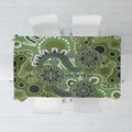 Personalised NAIDOC Week 50 Years Deadly Always Tablecloth Green Aboriginal Artwork Dot Painting