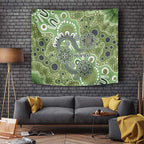 Personalised NAIDOC Week 50 Years Deadly Always Tapestry Green Aboriginal Artwork Dot Painting