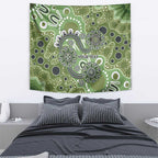 Personalised NAIDOC Week 50 Years Deadly Always Tapestry Green Aboriginal Artwork Dot Painting
