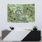 Personalised NAIDOC Week 50 Years Deadly Always Tapestry Green Aboriginal Artwork Dot Painting