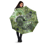 Personalised NAIDOC Week 50 Years Deadly Always Umbrella Green Aboriginal Artwork Dot Painting