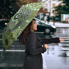 Personalised NAIDOC Week 50 Years Deadly Always Umbrella Green Aboriginal Artwork Dot Painting