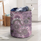Personalised NAIDOC Week 50 Years Deadly Always Laundry Basket Pink Aboriginal Artwork Dot Painting