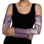 Personalised NAIDOC Week 50 Years Deadly Always Arm Sleeves Pink Aboriginal Artwork Dot Painting