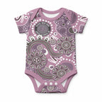 Personalised NAIDOC Week 50 Years Deadly Always Baby Onesie Pink Aboriginal Artwork Dot Painting