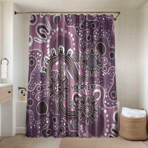 Personalised NAIDOC Week 50 Years Deadly Always Bathroom Set Pink Aboriginal Artwork Dot Painting