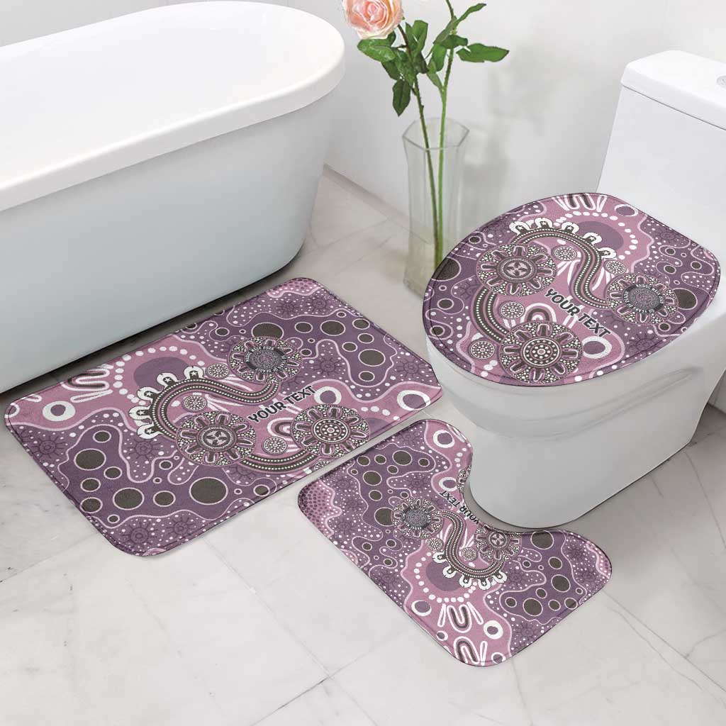 Personalised NAIDOC Week 50 Years Deadly Always Bathroom Set Pink Aboriginal Artwork Dot Painting