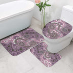 Personalised NAIDOC Week 50 Years Deadly Always Bathroom Set Pink Aboriginal Artwork Dot Painting