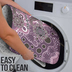 Personalised NAIDOC Week 50 Years Deadly Always Bathroom Set Pink Aboriginal Artwork Dot Painting