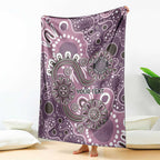Personalised NAIDOC Week 50 Years Deadly Always Blanket Pink Aboriginal Artwork Dot Painting