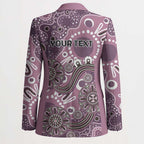 Personalised NAIDOC Week 50 Years Deadly Always Blazer Pink Aboriginal Artwork Dot Painting