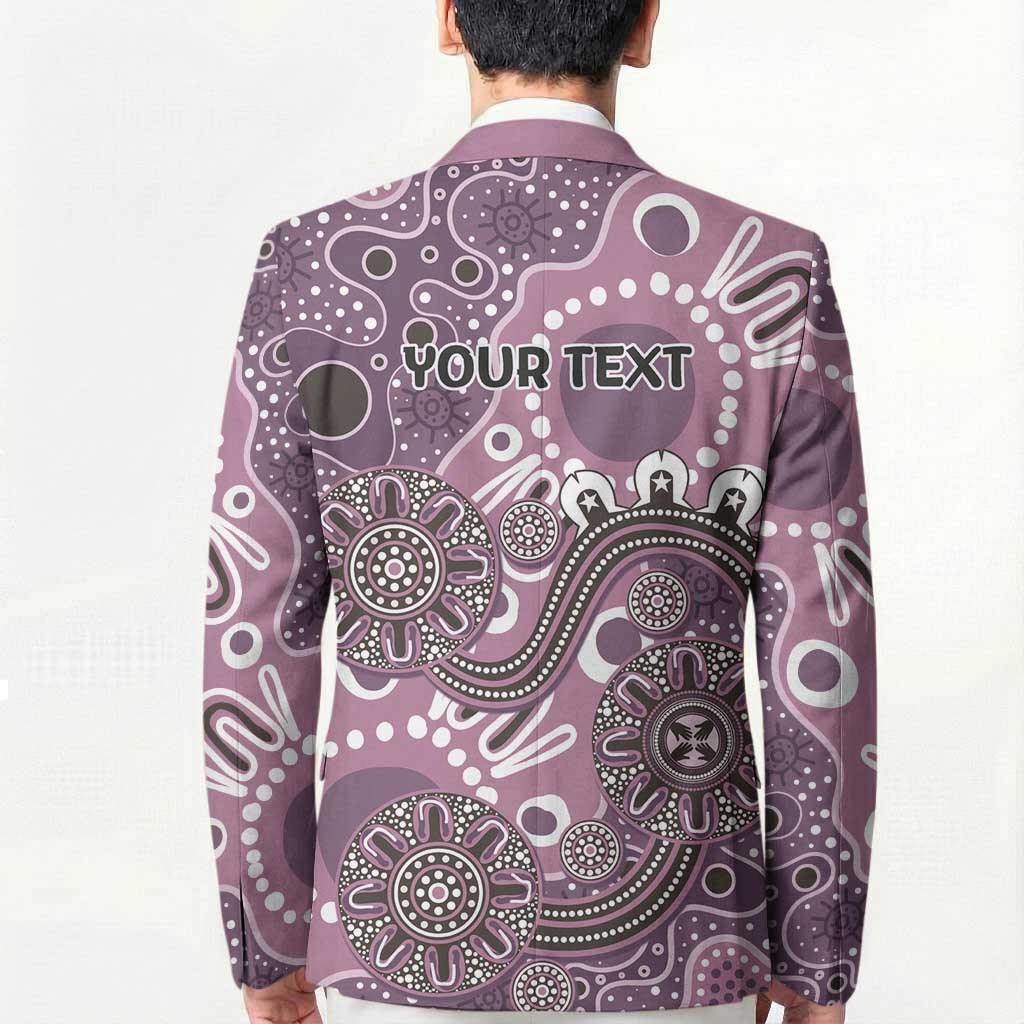 Personalised NAIDOC Week 50 Years Deadly Always Blazer Pink Aboriginal Artwork Dot Painting