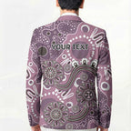 Personalised NAIDOC Week 50 Years Deadly Always Blazer Pink Aboriginal Artwork Dot Painting