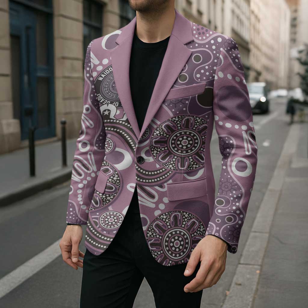 Personalised NAIDOC Week 50 Years Deadly Always Blazer Pink Aboriginal Artwork Dot Painting