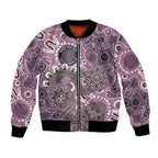 Personalised NAIDOC Week 50 Years Deadly Always Bomber Jacket Pink Aboriginal Artwork Dot Painting