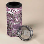 Personalised NAIDOC Week 50 Years Deadly Always 4 in 1 Can Cooler Tumbler Pink Aboriginal Artwork Dot Painting