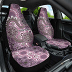 Personalised NAIDOC Week 50 Years Deadly Always Car Seat Cover Pink Aboriginal Artwork Dot Painting