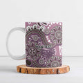 Personalised NAIDOC Week 50 Years Deadly Always Ceramic Mug Pink Aboriginal Artwork Dot Painting