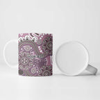 Personalised NAIDOC Week 50 Years Deadly Always Ceramic Mug Pink Aboriginal Artwork Dot Painting